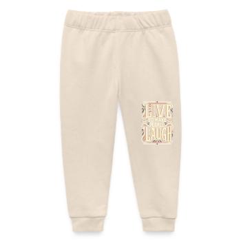 Live To Make People Laugh 10 - Baby Organic Jogginghose Baby Tumbler von Stanley/Stella - Natur - Vorne