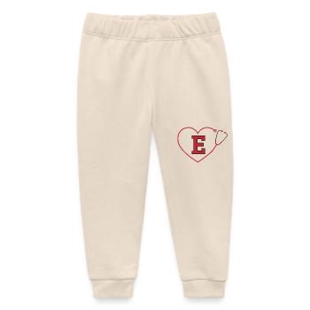 Letter e stethoscope - Baby Organic Sweatpants by Stanley/Stella - soft Ecru - Front