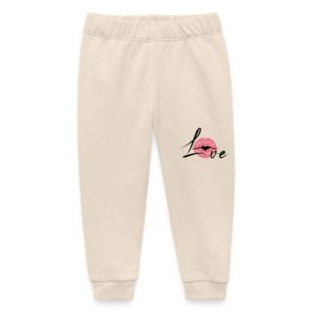 Love - Baby Organic Jogginghose Baby Tumbler von Stanley/Stella - Natur - Vorne