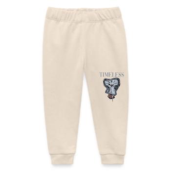 Timeless für Zeitlose Menschen - Baby Organic Jogginghose Baby Tumbler von Stanley/Stella - Natur - Vorne