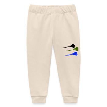 Darts - Baby Organic Sweatpants by Stanley/Stella - soft Ecru - Front