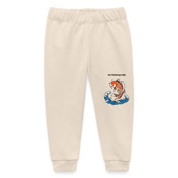 Koi Fisch Spruch - Baby Organic Jogginghose Baby Tumbler von Stanley/Stella - Natur - Vorne