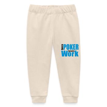 Poker - Baby Organic Jogginghose Baby Tumbler von Stanley/Stella - Natur - Vorne