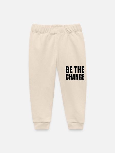 be the change - Baby Organic Jogginghose Baby Tumbler von Stanley/Stella - Natur
