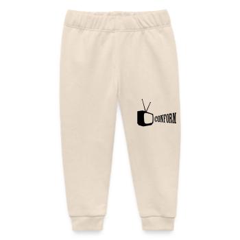 tv conform - Baby Organic Sweatpants by Stanley/Stella - soft Ecru - Front