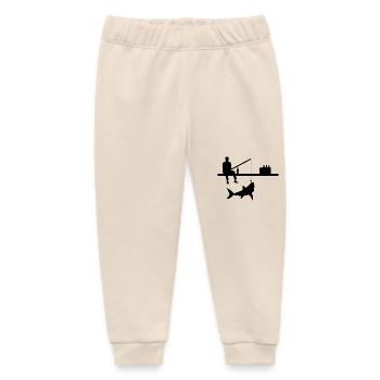 Angling - Baby Organic Sweatpants by Stanley/Stella - soft Ecru - Front