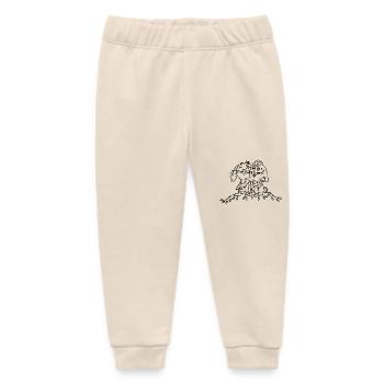 Mignons petits lapins de Pâques - Pantalon de jogging bébé bio Stanley/Stella - écru doux - Devant