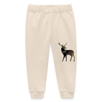 Hirsch - Baby Organic Jogginghose Baby Tumbler von Stanley/Stella - Natur - Vorne
