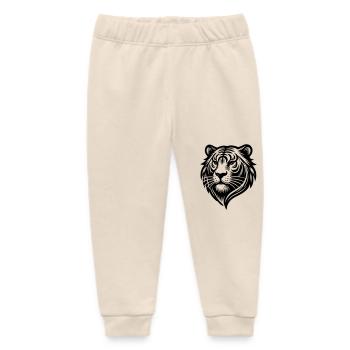 Tigerkopf-Logo - Baby Organic Jogginghose Baby Tumbler von Stanley/Stella - Natur - Vorne