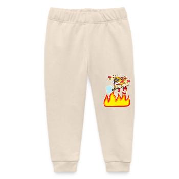 Feuerwehr-Wasserbomber - Baby Organic Jogginghose Baby Tumbler von Stanley/Stella - Natur - Vorne