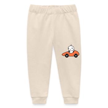 Vogel fährt schnell Auto Rennauto Sport Rennsport - Baby Organic Jogginghose Baby Tumbler von Stanley/Stella - Natur - Vorne