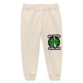 Schach plan carefully strike hard - Baby Organic Jogginghose Baby Tumbler von Stanley/Stella - Natur - Vorne