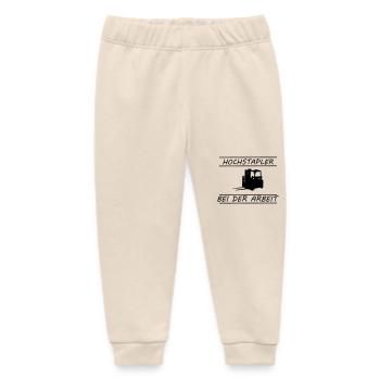 Hochstapler bei der Arbeit - Baby Organic Jogginghose Baby Tumbler von Stanley/Stella - Natur - Vorne
