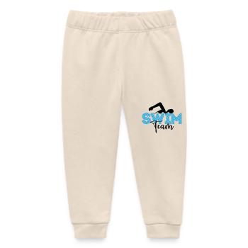 Swim team Schwimm Team Wettkampf - Baby Organic Jogginghose Baby Tumbler von Stanley/Stella - Natur - Vorne