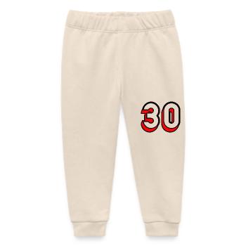 30 YEARS. 30. 30th ANNIVERSARY. 30 YEARS ANNIVERSARY - Baby Organic Sweatpants by Stanley/Stella - soft Ecru - Front