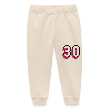 30. 30 YEARS. 30TH ANNIVERSARY. 30 YEARS ANNIVERSARY - Baby Organic Sweatpants by Stanley/Stella - soft Ecru - Front