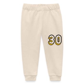 30. 30 YEARS. 30TH ANNIVERSARY. 30 YEARS ANNIVERSARY - Baby Organic Sweatpants by Stanley/Stella - soft Ecru - Front