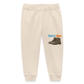 TAKE A HIKE! - Baby Organic Sweatpants by Stanley/Stella - soft Ecru - Front