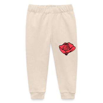 Hübsche Schöne Rose Blüte Blatt Röschen Romantisch - Baby Organic Jogginghose Baby Tumbler von Stanley/Stella - Natur - Vorne