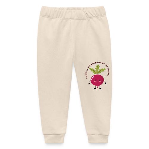 Je suis la betterave star de ton assiette! - Pantalon de jogging bébé bio Stanley/Stella