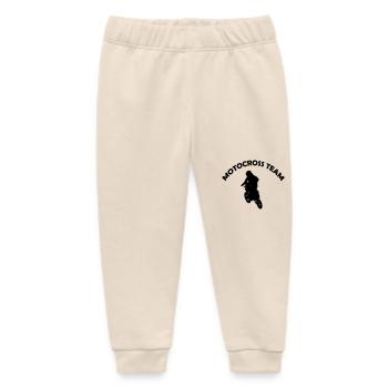 motocross racing team - Baby Organic Jogginghose Baby Tumbler von Stanley/Stella - Natur - Vorne