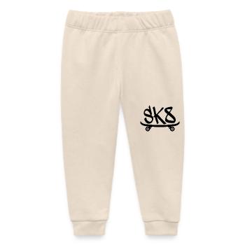 SK8 Skate Skateboard Skater Skatergirl Skaterboy - Baby Organic Jogginghose Baby Tumbler von Stanley/Stella - Natur - Vorne