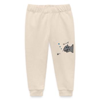 also hungry fish - Baby Organic Sweatpants by Stanley/Stella - soft Ecru - Front