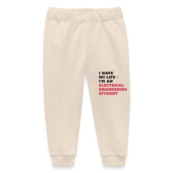 Electrical Engineering Studies - Baby Organic Sweatpants by Stanley/Stella - soft Ecru - Front