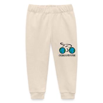bicycle - Baby Organic Sweatpants by Stanley/Stella - soft Ecru - Front
