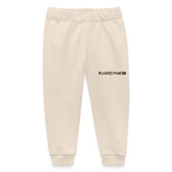 FLOWER POWER Hippiebewegung Hippie Girl Hippie - Baby Organic Jogginghose Baby Tumbler von Stanley/Stella - Natur - Vorne