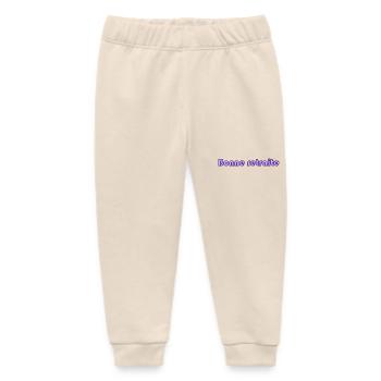 RETIREMENT. RETIREMENT. RETIRED. RETIREMENT - Baby Organic Sweatpants by Stanley/Stella - soft Ecru - Front