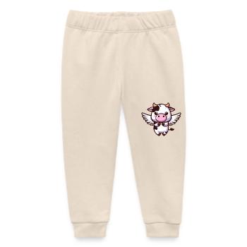 Himmlische Kuh: Ein Engel mit Flügeln - Baby Organic Jogginghose Baby Tumbler von Stanley/Stella - Natur - Vorne