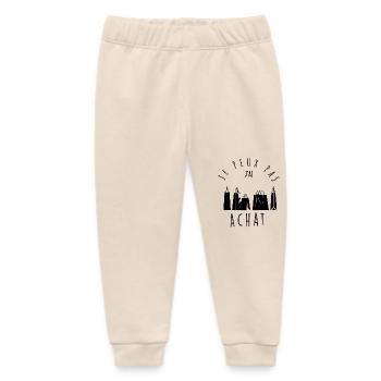 I can't, I bought it. - Baby Organic Sweatpants by Stanley/Stella - soft Ecru - Front