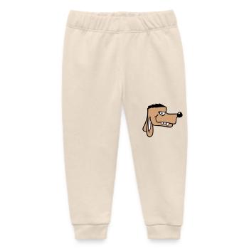 Hund Gesicht Böser Kerl Gefährlich Zähne Monster - Baby Organic Jogginghose Baby Tumbler von Stanley/Stella - Natur - Vorne