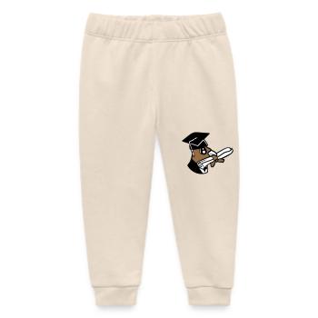 Deaf School Graduation College Certificate Certificate Certificate - Baby Organic Sweatpants by Stanley/Stella - soft Ecru - Front