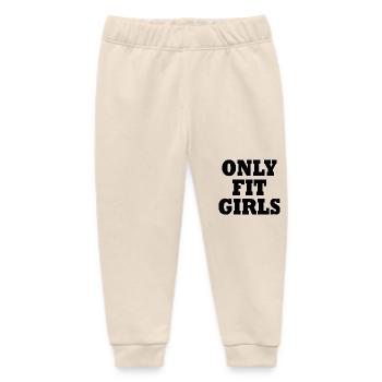 Only fit girls - Baby Organic Jogginghose Baby Tumbler von Stanley/Stella - Natur - Vorne