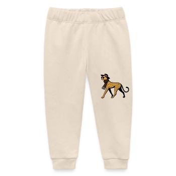 Leoparden-Chic - Baby Organic Jogginghose Baby Tumbler von Stanley/Stella - Natur - Vorne