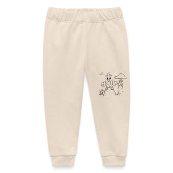 Design for creatives: Vulture coloring page - Baby Organic Sweatpants by Stanley/Stella - soft Ecru - Front