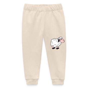 Schaf Baby Steht Süß Niedlich Lamm Kind Cool Comic - Baby Organic Jogginghose Baby Tumbler von Stanley/Stella - Natur - Vorne