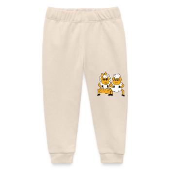 2 Schafe Pärchen Müde Gelangweilt Freunde Verliebt - Baby Organic Jogginghose Baby Tumbler von Stanley/Stella - Natur - Vorne