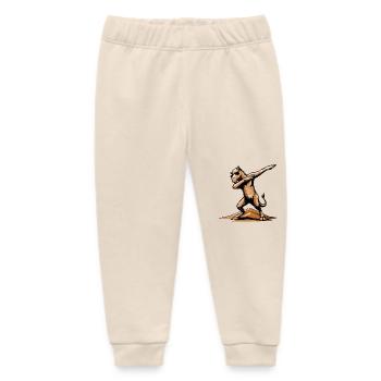 Dabbing Kamel. Arabisches Flair in der Wüste Dubai - Baby Organic Jogginghose Baby Tumbler von Stanley/Stella - Natur - Vorne