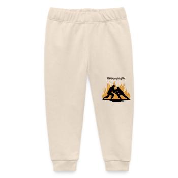 Brazilian Jiu-Jitsu Flow Like WaterFight like Fire - Baby Organic Jogginghose Baby Tumbler von Stanley/Stella - Natur - Vorne