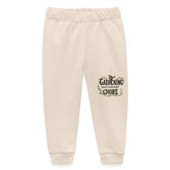 Gartenarbeit ist meine Therapy Lustig Gärtnern - Baby Organic Jogginghose Baby Tumbler von Stanley/Stella - Natur - Vorne