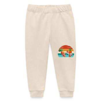 Karate Karotten - Baby Organic Jogginghose Baby Tumbler von Stanley/Stella - Natur - Vorne