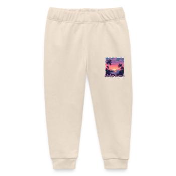 Moha Beach Karibik Niederlande Urlaub - Baby Organic Jogginghose Baby Tumbler von Stanley/Stella - Natur - Vorne
