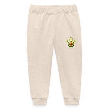 Fröhliche Avocado Mit Daumen Hoch - Baby Organic Jogginghose Baby Tumbler von Stanley/Stella - Natur - Vorne