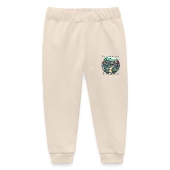 France Eguisheim Old Town Mountains Landscape - Baby Organic Sweatpants by Stanley/Stella - soft Ecru - Front