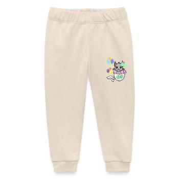 Bat Baby Birth Kids Eggshell - Baby Organic Sweatpants by Stanley/Stella - soft Ecru - Front