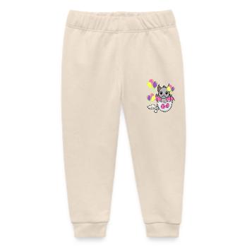 Bat Baby Birth Birthday Kids Child Egg - Baby Organic Sweatpants by Stanley/Stella - soft Ecru - Front