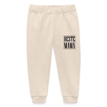 Best Mom - Baby Organic Sweatpants by Stanley/Stella - soft Ecru - Front
